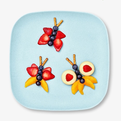 CHEESE N' FRUIT BUTTERFLIES - Babybel - UK